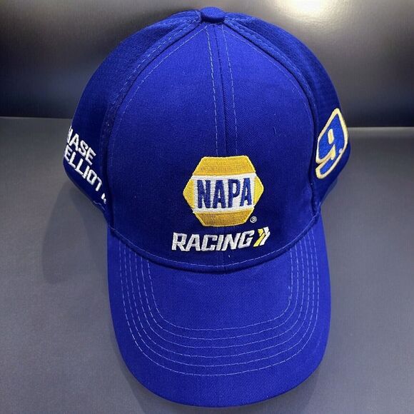 Vintage Napa Racing  9 Chase Elliott Blue Mesh Adjustable Cap Hat  New‎ - Picture 1 of 2